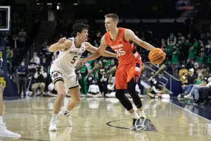 Buddy Boeheim had 20 points, helping keep Syracuse competitive in its loss to Notre Dame. 