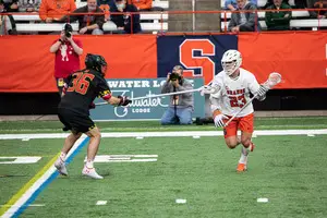 Syracuse struggled to consistently find scoring opportunities in the first quarter. 