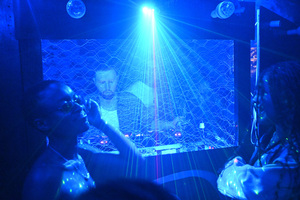 On an average night at Babylon, four to six DJs each play a set with varying music while attendees covered in strobe lights dance the night away.
