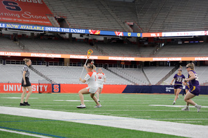 Syracuse beat UAlbany 18-11 on Tuesday afternoon inside the Carrier Dome. 