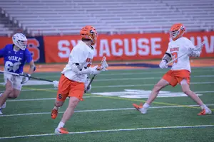 Jackson Birtwistle led Syracuse with five goals as the secondary scoring stepped up in the 21-15 loss.