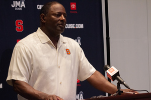 Dino Babers said everything's under consideration after Syracuse finished with 75 rushing yards against Virginia, its lowest total this season.