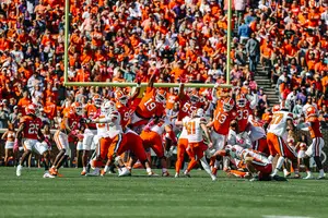 Syracuse allowed a season-high 293 rushing yards in its 27-21 loss to Clemson.