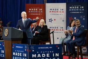 Biden's speech outlined the economic impacts of the Micron investment and facility that will be built in Clay as part of the CHIPS and Science Act.