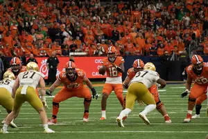 Syracuse’s offense showed signs of life in the second half of its loss to Notre Dame.