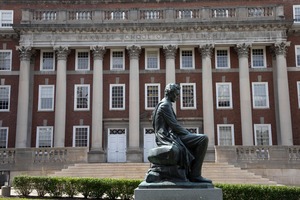 The Seated Lincoln statue in front of Maxwell Hall fails to reflect the school's modern-day ethics.