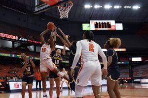 Dyaisha Fair and Asia Strong helped Syracuse fend off a streaky Coppin State team