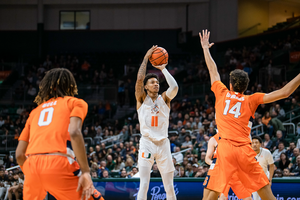 Syracuse led at halftime against Miami before ultimately falling 82-78 to the Hurricanes. 