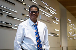 “He wasn't gonna let anybody tell him that he couldn't do something,” said Noah Cierzan, who worked with 2023 Syracuse University Unsung Hero Award recipient Thomas Wilson. Wilson is praised by members of the university community for his work ethic, enthusiasm, and love for SU.