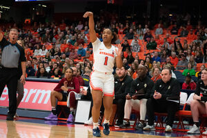 Kennedi Perkins led Bolingbrook High School in all three years she played for the Buccaneers. Now, she's a reliable bench option for Syracuse.