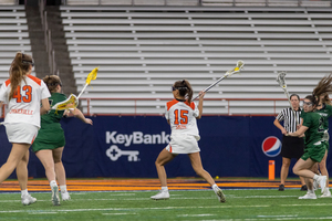 Natalie Smith scored off of two free-position opportunities and assisted Emma Tyrrell for her first points of the season in Syracuse's win over Binghamton.