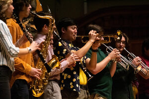 Students performed at the Setnor School of Music at its first Mardi Gras Celebration Concert. Directed by Professor Theresa Chen, the show outlined the history of jazz in the U.S. 