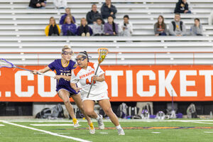 With two goals and a season-high five assists, Emma Ward did damage from the X position against the Great Danes.