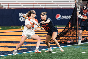 Meaghan Tyrrell notched nine points in the win over No. 11 Virginia. 