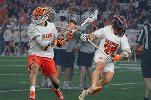Before shining at Syracuse, Joey Spallina (right) and Michael Leo (left) had similar trajectories playing on Long Island. The duo built strong chemistry playing together for years