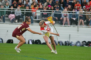 No. 1 Syracuse fell 17-16 to No. 5 Boston College in its first loss of the season.