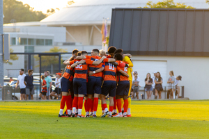 Syracuse dropped to No. 4 in the United Soccer Coaches Poll. 