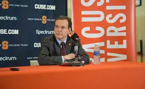 Director of Athletics John Wildhack spoke on the decision to fire Dino Babers and what Syracuse is looking for in its next head coach.
