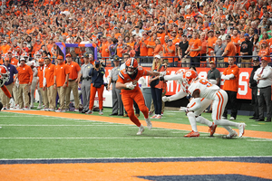 After entering the game with three career rushing yards at SU, Dan Villari ended Syracuse’s win over Pitt with 154 rush yards and a touchdown as the team’s primary quarterback.
