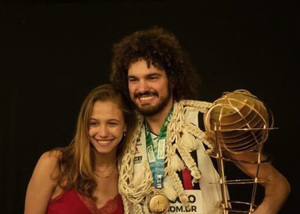 Izabel Varejão (left) has formed an unbreakable bond with her uncle, former NBA star Anderson Varejão (right). His willingness to guide Izabel throughout her career helps fortify a legacy of Varejão basketball greats.