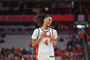 Chris Bell’s career-high 30 points spurred Syracuse to snap its two-game losing streak. The Orange shot 60.8% from the field and escaped Louisville’s Skyy Clark’s last-ditch game-winning attempt.