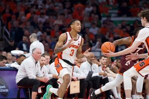 Syracuse let Virginia Tech cut a once 19-point lead to seven, but the Orange held off the Hokies down the stretch for a double-digit win. 