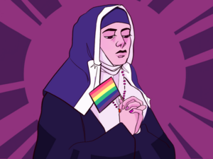Our columnist identifies as queer and grew up going to church. Her journey to accepting both parts of her identity may have been long, but she better understands herself as a result.
