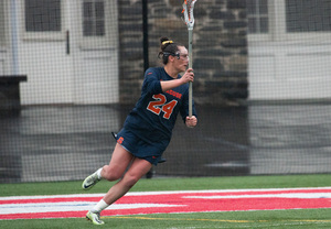 Emma Tyrrell was one of eight different goalscorers for No. 3 Syracuse who cruised to a 17-4 win over Cornell.