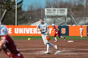 Syracuse’s pitchers recorded 15 strikeouts and allowed just two runs in its first doubleheader sweep of Colgate since 2001.