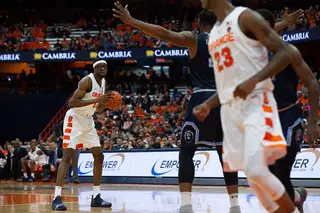 Paschal Chukwu, along with SU's other bigs, were ineffective in the Orange's upset loss.