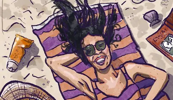 Our humor columnist says to ditch 'hot girl summer' and follow this beach trip advice