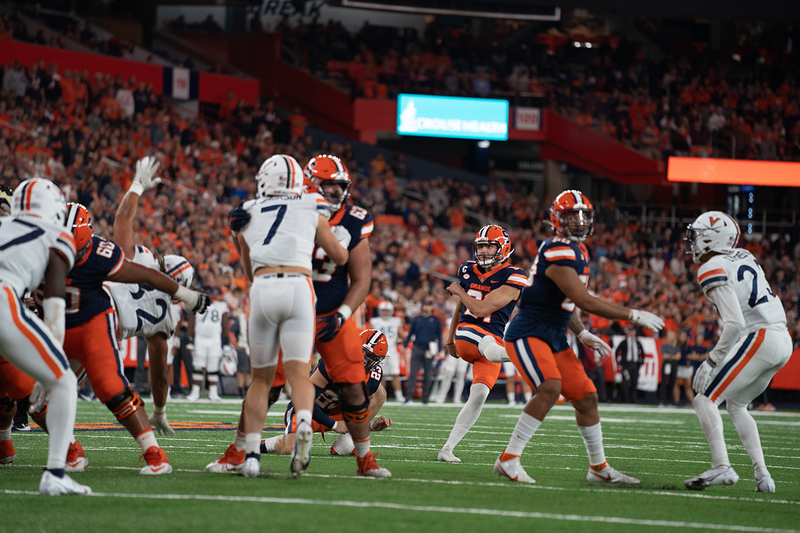 SU kicker Andre Szmyt signs with Chicago Bears after going undrafted